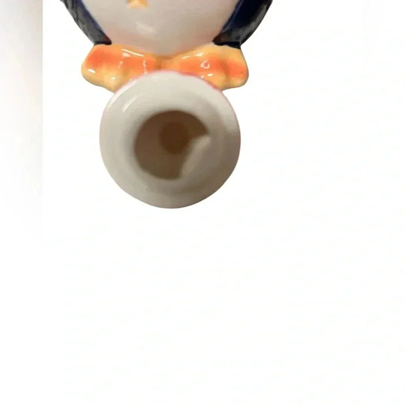 Penguin double teapot two bottom pieces are teapots NWOT 7”w x 5” deep x 8” tall - Picture 9 of 11